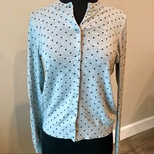 J Crew Grey Caryn Cardigan